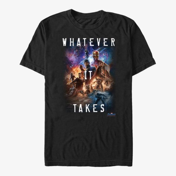 Queens Marvel Avengers Endgame - Whatever it Takes Unisex T-Shirt Black