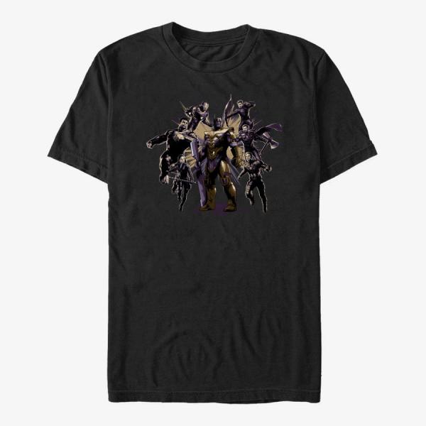 Queens Marvel Avengers Endgame - Villian Pose Unisex T-Shirt Black