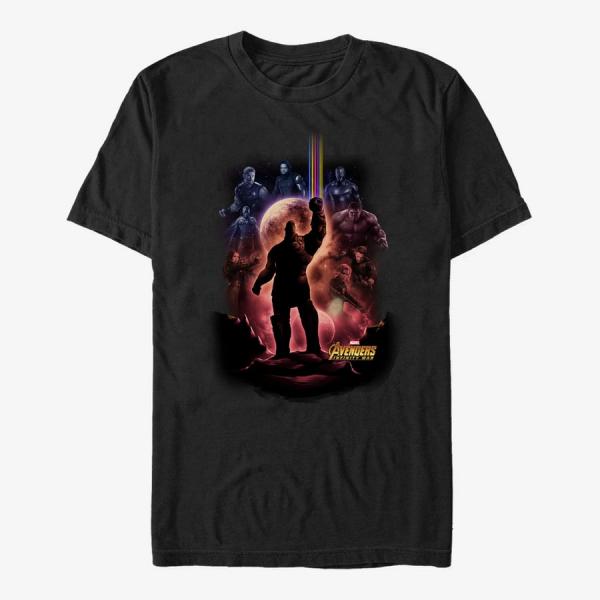 Tričko Merch Marvel Avengers: Infinity War - Absolute Power Unisex T-Shirt Black M