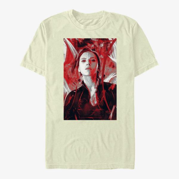 Tričko Merch Marvel Avengers Endgame - Red Painted Unisex T-Shirt Natural XXL