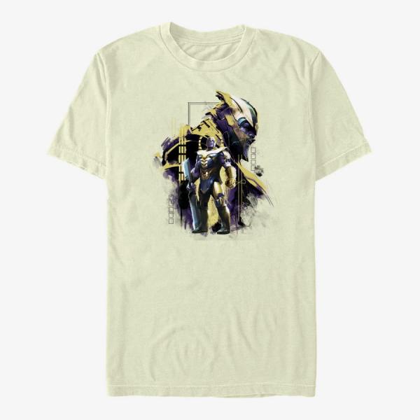 Queens Marvel Avengers Endgame - Titan Frame Unisex T-Shirt Natural