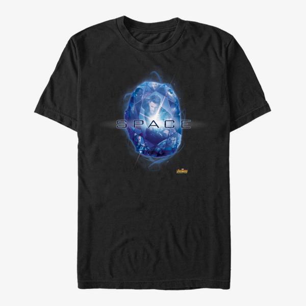 Queens Marvel Avengers: Infinity War - Space Stone Unisex T-Shirt Black