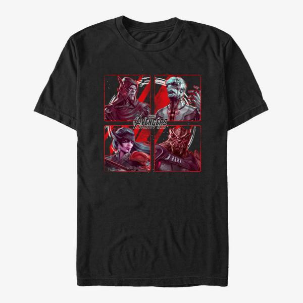 Queens Marvel Avengers: Infinity War - Children Unisex T-Shirt Black