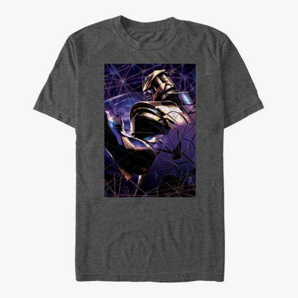 Queens Marvel Avengers Endgame - Thanos Breaks Unisex T-Shirt Dark Heather Grey