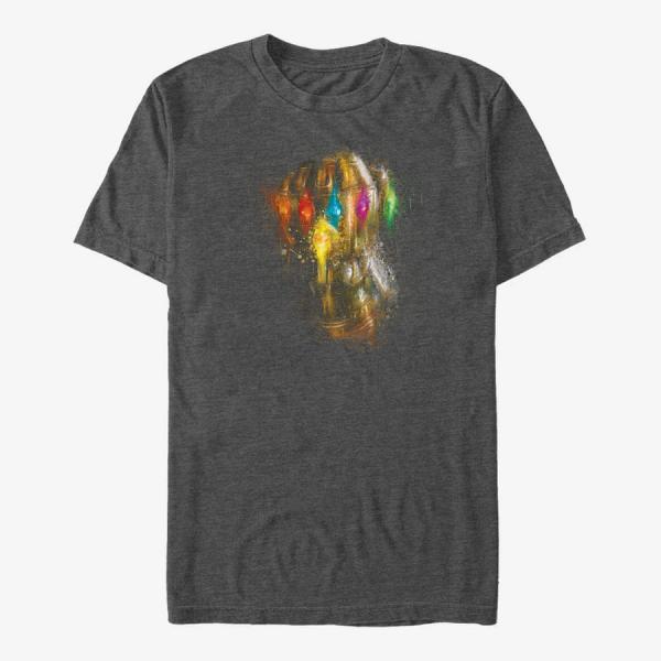 Queens Marvel Avengers Endgame - Painting Glove Unisex T-Shirt Dark Heather Grey