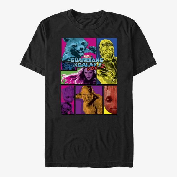 Tričko Merch Marvel GOTG Classic - Complex Space Unisex T-Shirt Black XXXL