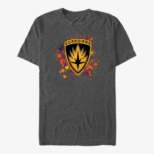 Tričko Merch Marvel GOTG 2 - Guardians Wall Unisex T-Shirt Dark Heather Grey M
