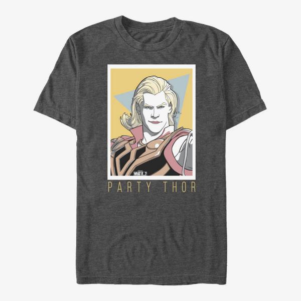 Queens Marvel What If...? - Party Thor Simple Unisex T-Shirt Dark Heather Grey