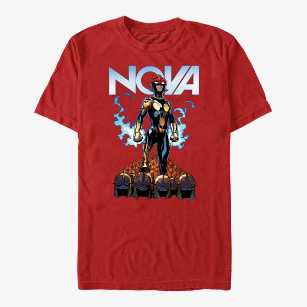 Queens Marvel GOTG Classic - Furry Bite Unisex T-Shirt Red