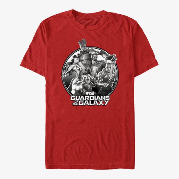 Queens Marvel GOTG Classic - Racoon Gun Unisex T-Shirt Red