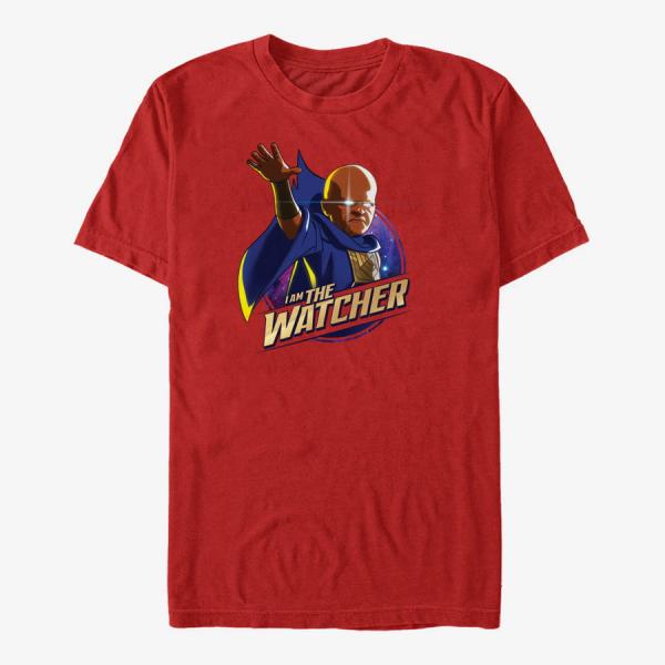 Tričko Merch Marvel What If...? - I am Watcher Unisex T-Shirt Red S