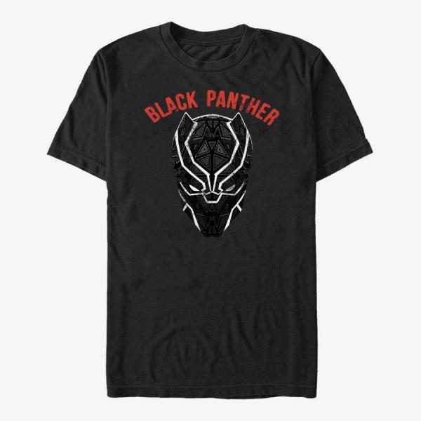 Queens Marvel Avengers Classic - Tribal Panther Unisex T-Shirt Black