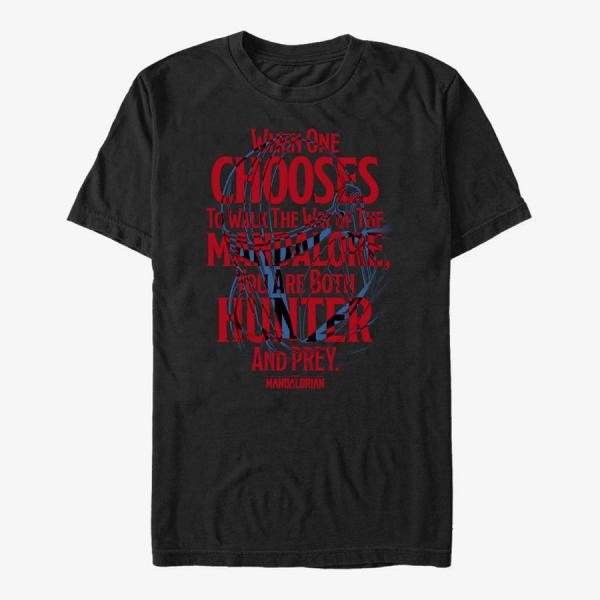 Queens Star Wars: The Mandalorian - Mandalore Line Unisex T-Shirt Black