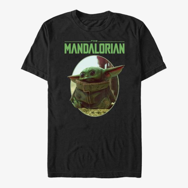 Tričko Merch Star Wars: The Mandalorian - The Look Unisex T-Shirt Black S