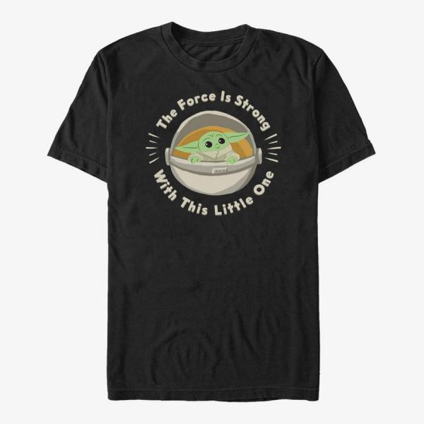 Queens Star Wars: The Mandalorian - Little One Unisex T-Shirt Black