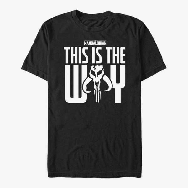 Tričko Merch Star Wars: The Mandalorian - Ways Unisex T-Shirt Black M