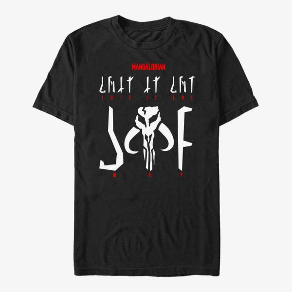 Tričko Merch Star Wars: The Mandalorian - Mandalorian Ways Unisex T-Shirt Black S