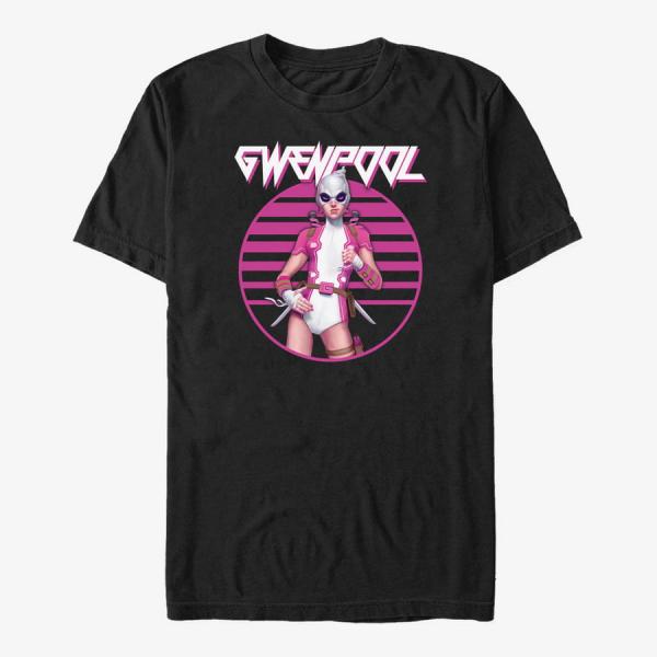 Queens Marvel Deadpool - Gwenpool Intro Unisex T-Shirt Black