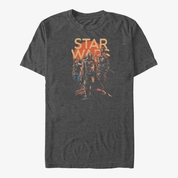 Queens Star Wars: The Mandalorian - A Few Credits More Unisex T-Shirt Dark Heather Grey
