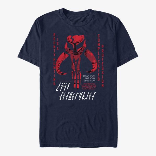 Queens Star Wars: The Mandalorian - Retro Vengence Unisex T-Shirt Navy Blue