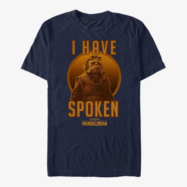 Queens Star Wars: The Mandalorian - Kuill Has Spoken Unisex T-Shirt Navy Blue
