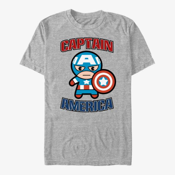 Tričko Merch Marvel Avengers Classic - Kawaii America Unisex T-Shirt Heather Grey S