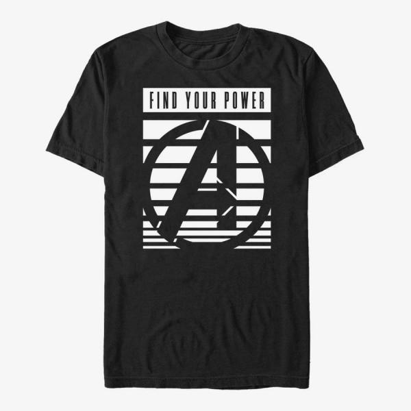 Tričko Merch Marvel Avengers - Avenger Power Unisex T-Shirt Black XXL