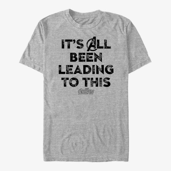 Tričko Merch Marvel Avengers: Infinity War - All Been Leading To This Unisex T-Shirt Heather Grey XL