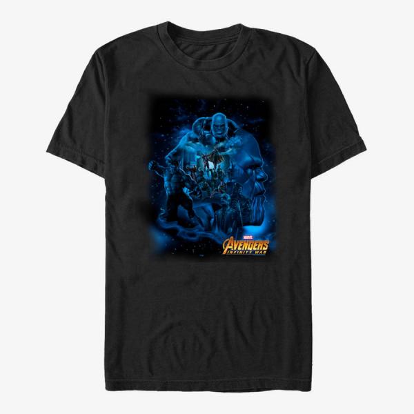 Tričko Merch Marvel Avengers: Infinity War - Ultimate Villain Unisex T-Shirt Black S