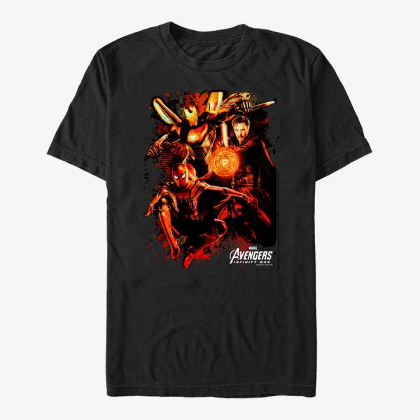 Queens Marvel Avengers: Infinity War - Earths Warriors Unisex T-Shirt Black