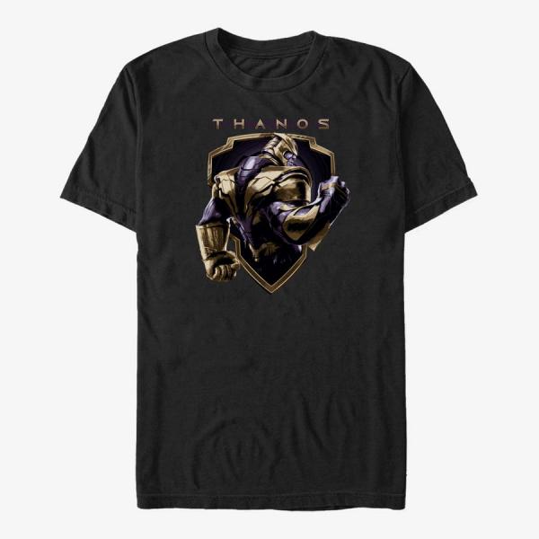Queens Marvel Avengers Endgame - Thanos Shield Unisex T-Shirt Black