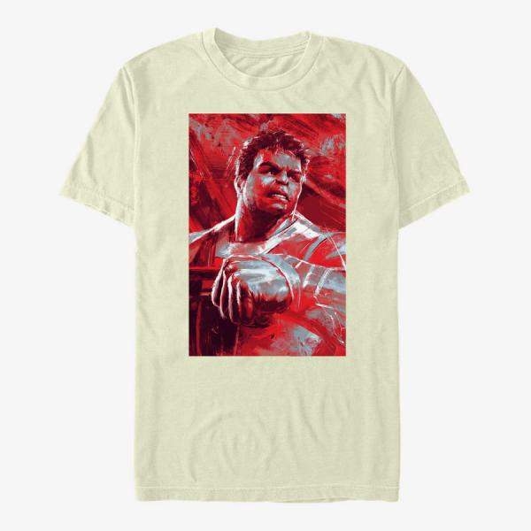 Tričko Merch Marvel Avengers Endgame - Hulk Painted Unisex T-Shirt Natural XXL