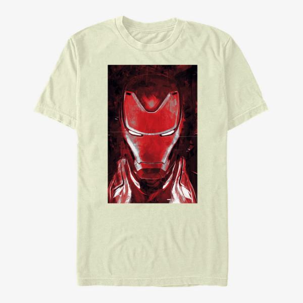 Tričko Merch Marvel Avengers Endgame - Red Ironman Unisex T-Shirt Natural L