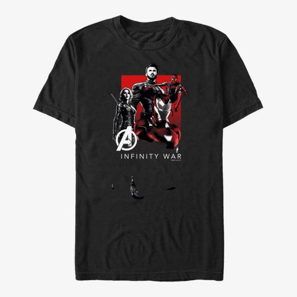 Tričko Merch Marvel Avengers: Infinity War - Modern Marvel Unisex T-Shirt Black M