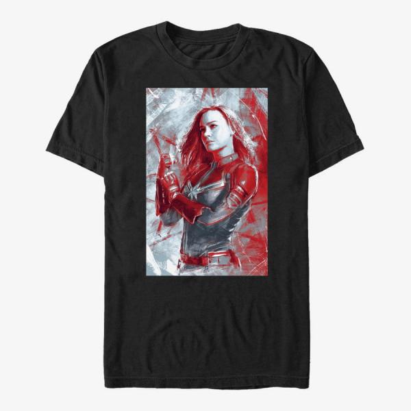 Tričko Merch Marvel Avengers Endgame - Red Marvel Unisex T-Shirt Black L