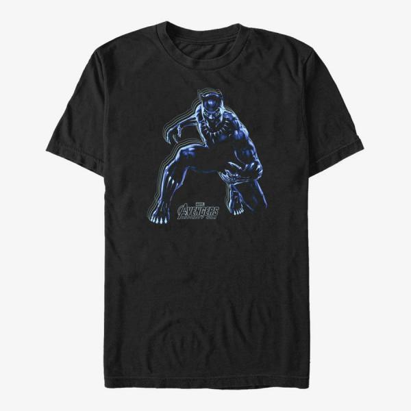 Queens Marvel Avengers: Infinity War - Panther Unisex T-Shirt Black