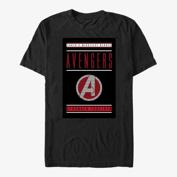 Queens Marvel Avengers Endgame - Stronger Together Unisex T-Shirt Black
