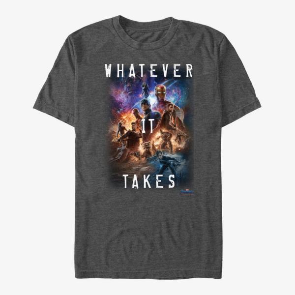 Queens Marvel Avengers Endgame - Whatever it Takes Unisex T-Shirt Dark Heather Grey