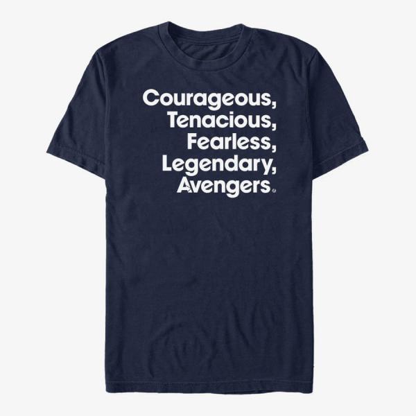 Queens Marvel Avengers Endgame - Name List Unisex T-Shirt Navy Blue