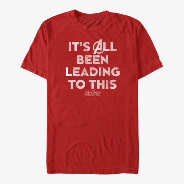 Tričko Merch Marvel Avengers: Infinity War - Leading To This Unisex T-Shirt Red S