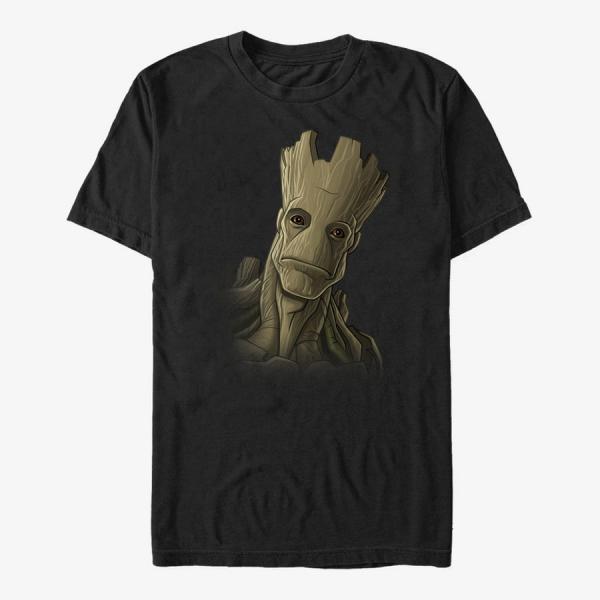 Tričko Merch Marvel GOTG 2 - Star Lord Red Unisex T-Shirt Black M