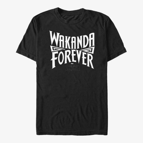 Queens Marvel Black Panther: Movie - Wakanda Power Unisex T-Shirt Black