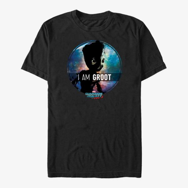 Tričko Merch Marvel GOTG 2 - Lord of the Stars Unisex T-Shirt Black S