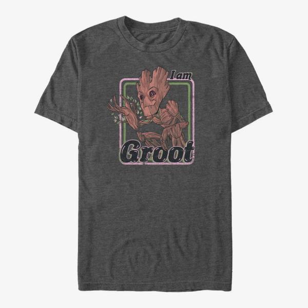 Tričko Merch Marvel GOTG 2 - Guardians Wall Unisex T-Shirt Dark Heather Grey L