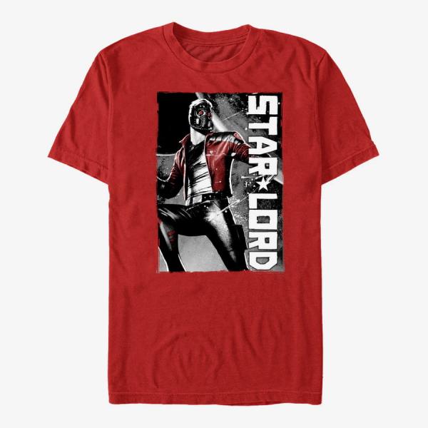 Tričko Merch Marvel GOTG Classic - Racoon Gun Unisex T-Shirt Red M