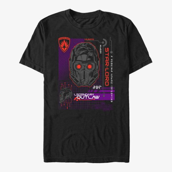 Tričko Merch Marvel GOTG Classic - Tape Unisex T-Shirt Black M