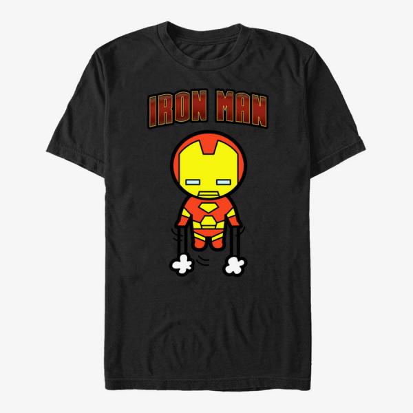 Queens Marvel Avengers Classic - Kawaii IronMan Unisex T-Shirt Black