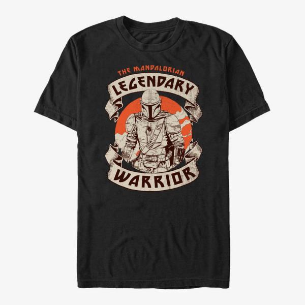 Tričko Merch Star Wars: The Mandalorian - Lone Hunter Unisex T-Shirt Black XXL