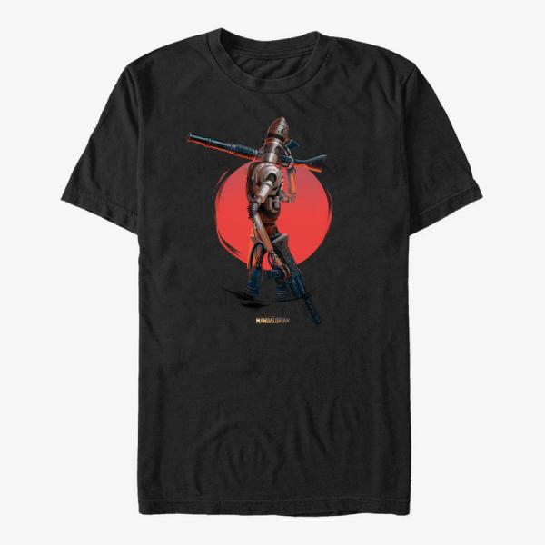 Queens Star Wars: The Mandalorian - IG Eleven Unisex T-Shirt Black