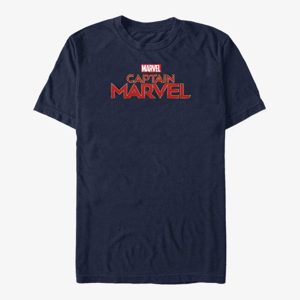 Queens Captain Marvel: Movie - Captain Marvel Logo Unisex T-Shirt Navy Blue
